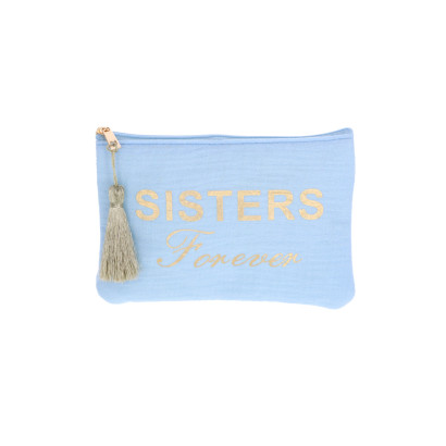 POCHETTE EN COTON: SISTERS FOREVER