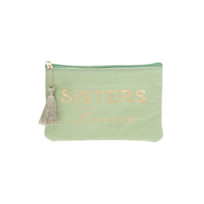 POCHETTE EN COTON: SISTERS FOREVER
