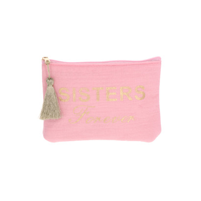 POCHETTE EN COTON: SISTERS FOREVER