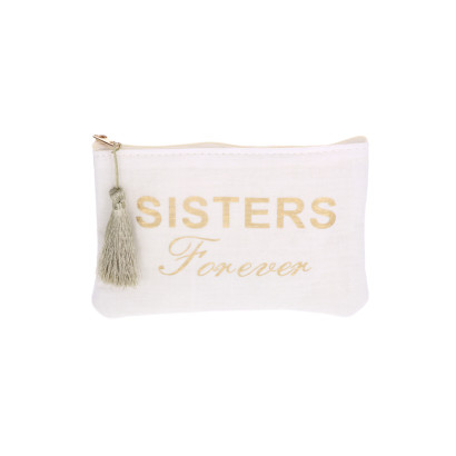 POCHETTE EN COTON: SISTERS FOREVER