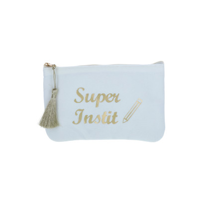 POCHETTE EN VELOUR: SUPER INSTIT