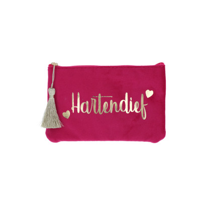 POCHETTE EN VELOUR: CHOUKE