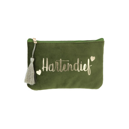 POCHETTE EN VELOUR: CHOUKE