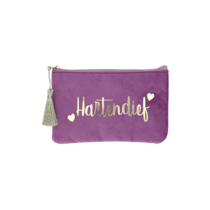POCHETTE EN VELOUR: CHOUKE