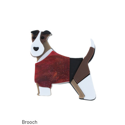 BROCHE MET HOND