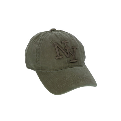 CASQUETTE COULEUR UNIE: NEW YORK N.Y