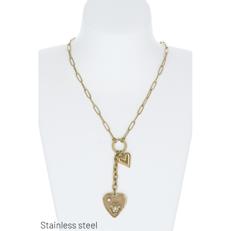 COLLIER GROS MAILLONS ACIER
