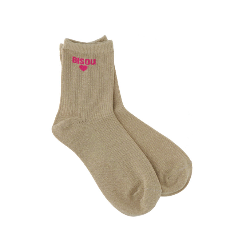 CALCETINES CON LUREX: BISOU & CORAZÛN