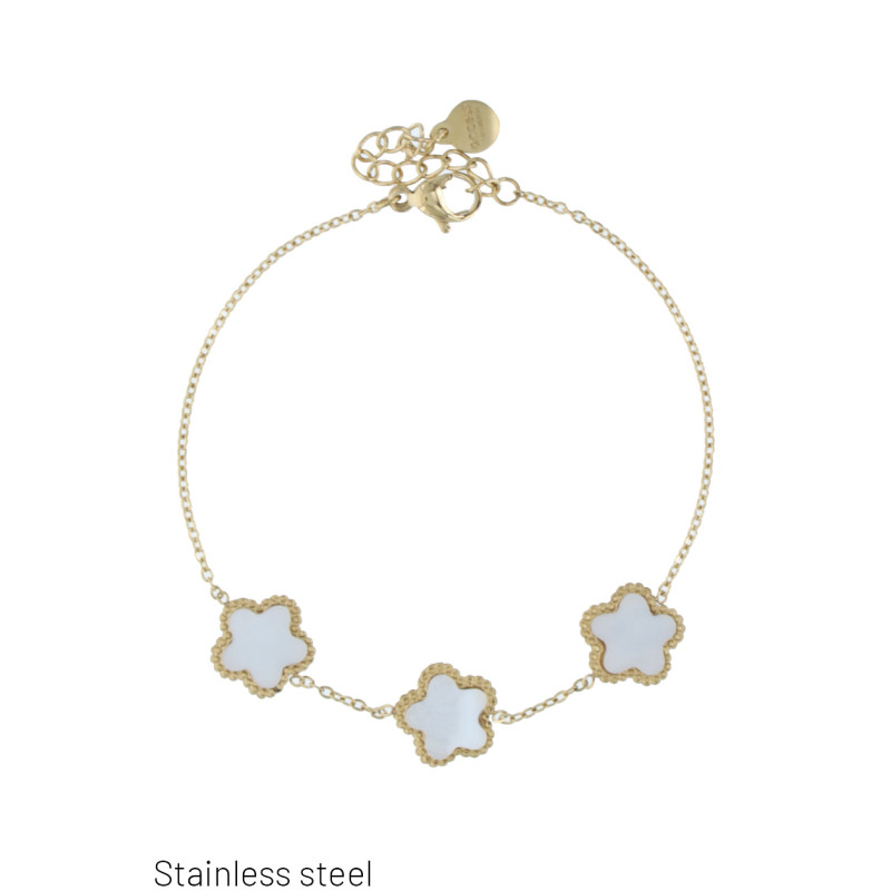 PULSERA EN ACERO CON FORMAS GEOMETRICAS