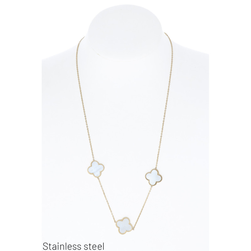 COLLAR EN ACERO CON FORMAS GEOMETRICAS