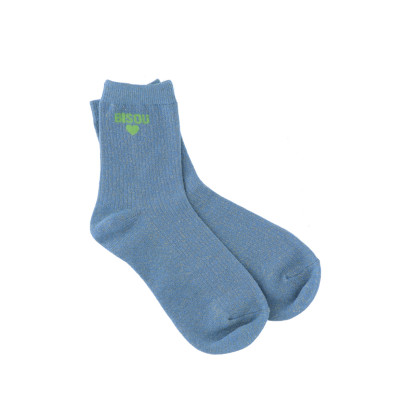 CALCETINES CON LUREX: BISOU & CORAZÛN