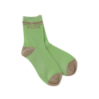 CALCETINES CON LUREX: AMOUR