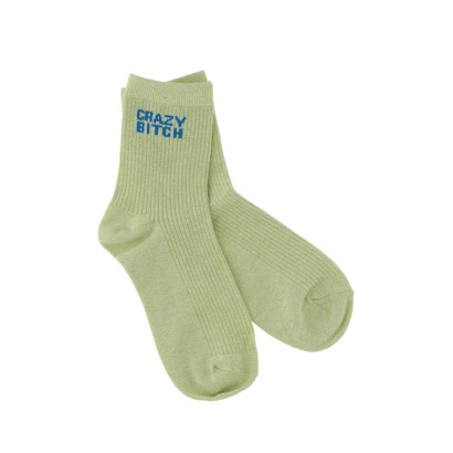 CALCETINES CON LUREX: CRAZY BITCH
