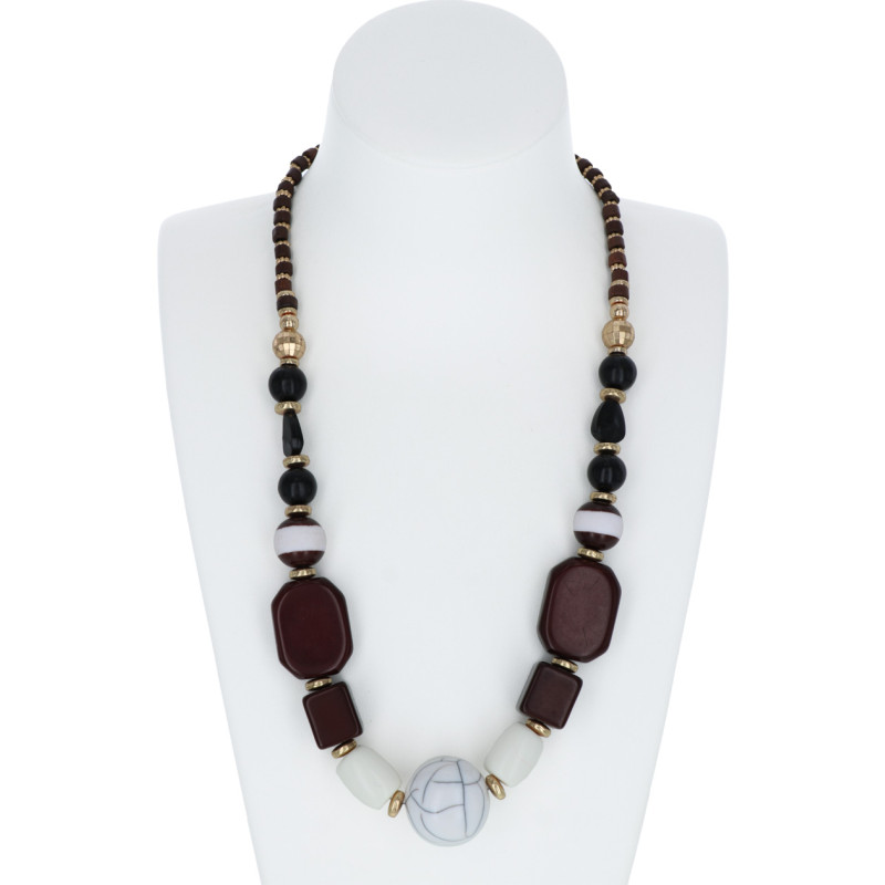 COLLIER MULTI PERLES