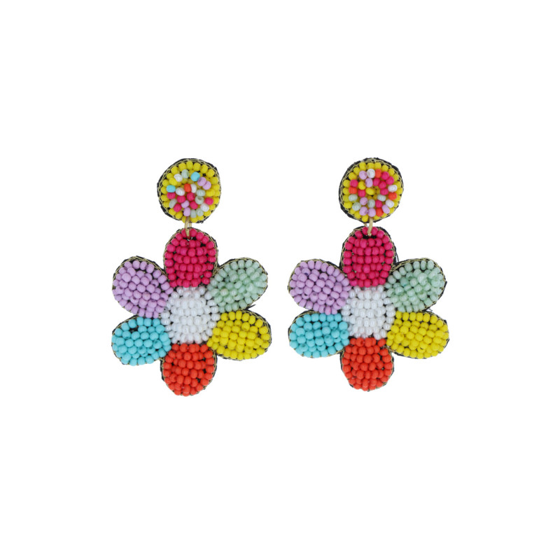 EARRINGS FLOWER SHAPE