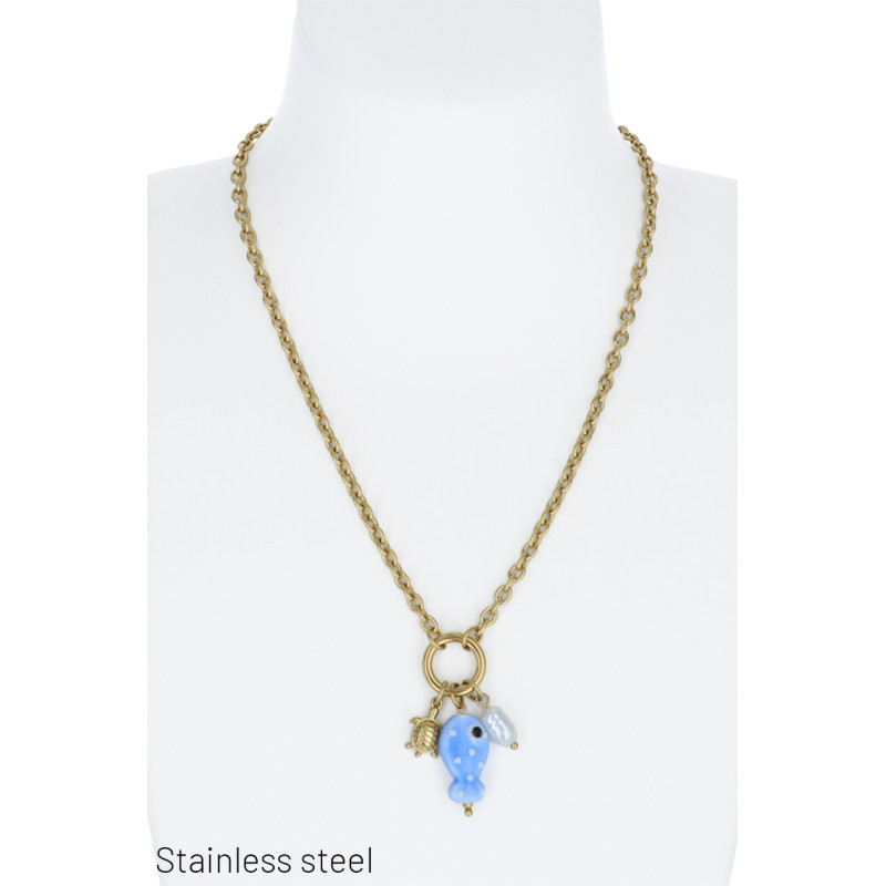 STL.ST NECKLACE WITH PEARL