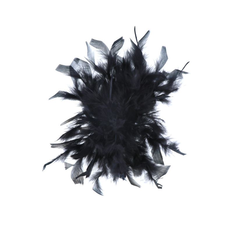 BROCHE Ú PLUMES DE COULEUR UNIE