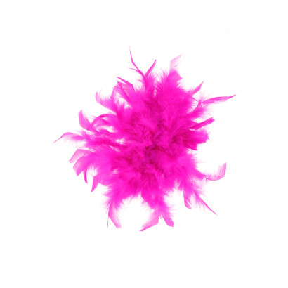 BROCHE À PLUMES DE COULEUR UNIE