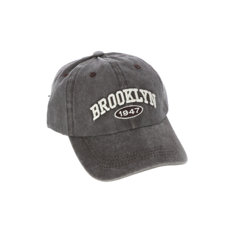CASQUETTE EN JEANS AVEC BROOKLYN EMBRODERY