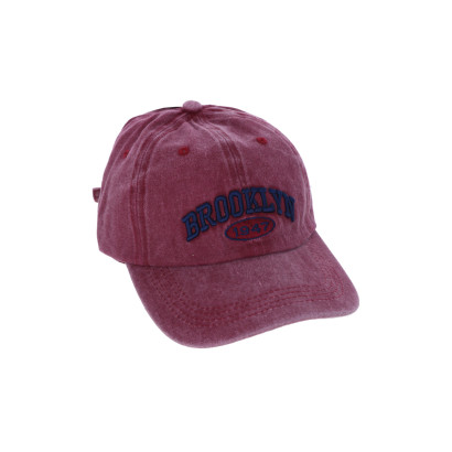 CASQUETTE EN JEANS AVEC BROOKLYN EMBRODERY