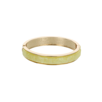 BRACELET RIGIDE EN RÉSINE ET EFFET MARBRÉ