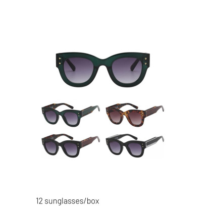 LUNETTES SOLAIRE MONTURE PLASTIQUE, DÉCOR BRANCHES