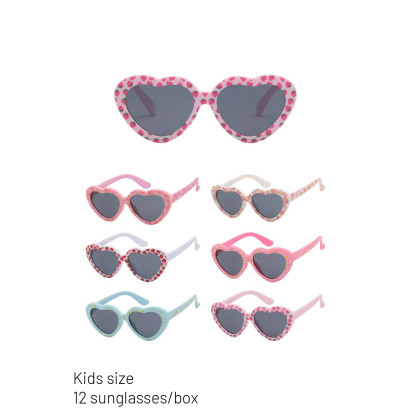 LUNETTES SOLAIRE ENFANT EN FORME DE COEUR, MULTICO