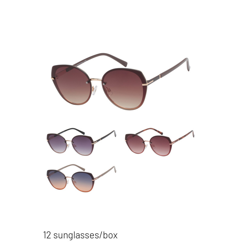 SUNGLASSES CAT EYE SHAPE WITH DECORATED LEGS