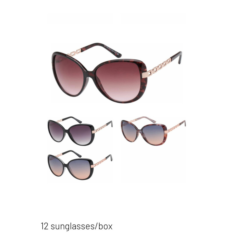 LUNETTES SOLAIRES FORME OEIL DE CHAT AVEC DCOS
