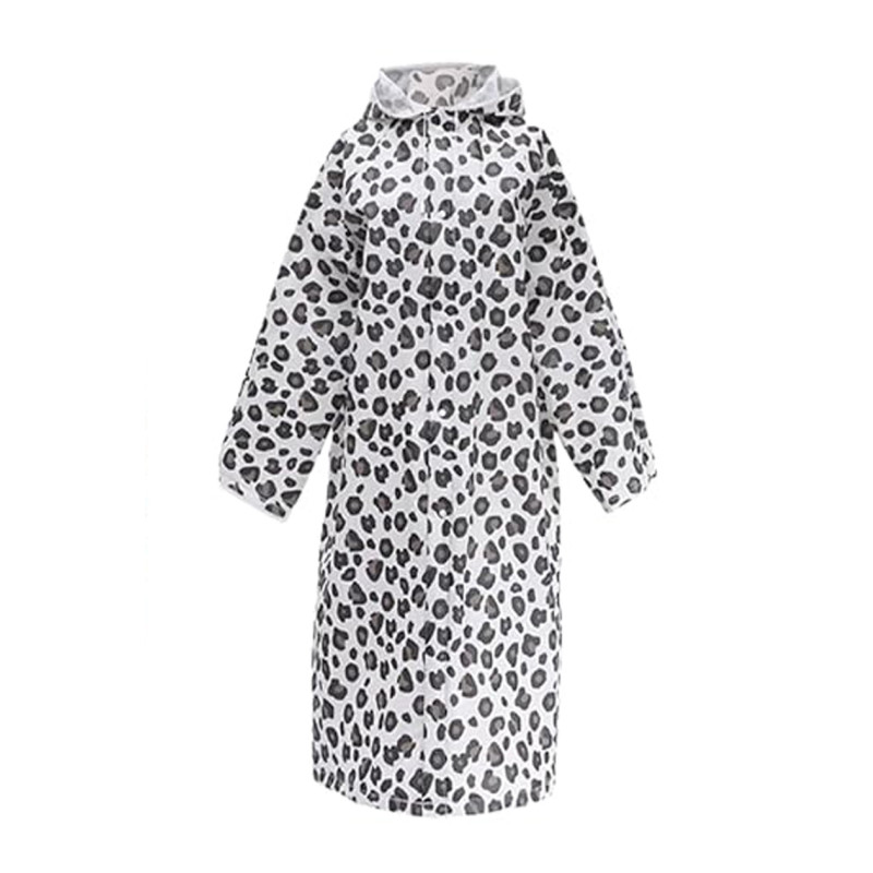IMPERMÉABLE AVEC BOUTON-PRESSION & IMPRIMÉ ANIMAL