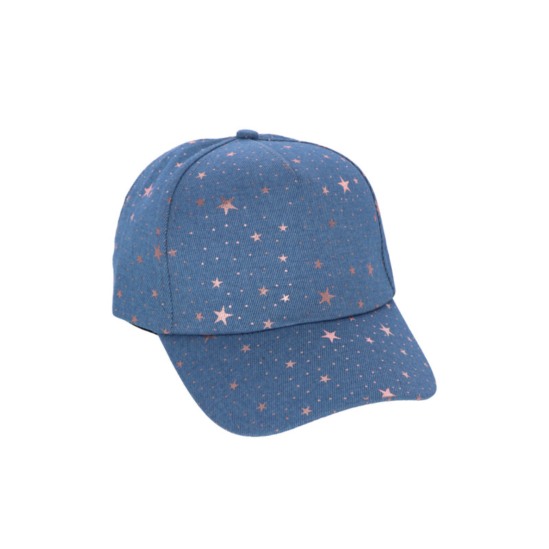 CASQUETTE ENFANTS, IMPR. ÉTOILES, EFFET METALLIQUE