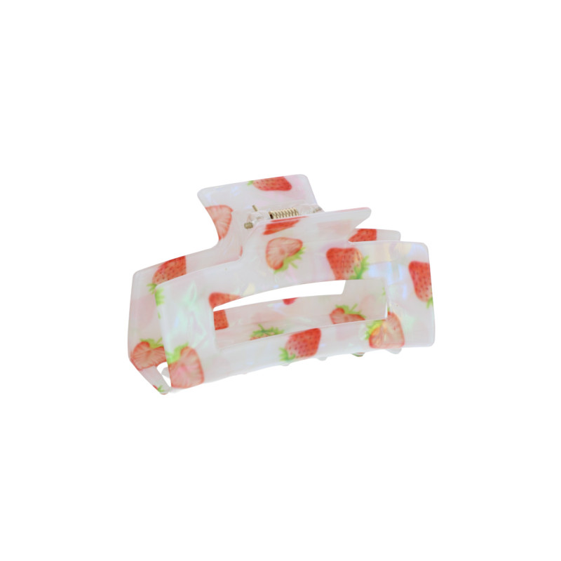 PINCE A CHEVEUX AVEC MOTIF FRAISE