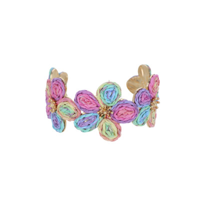 STRAKKE ARMBAND MET BLOEMEN