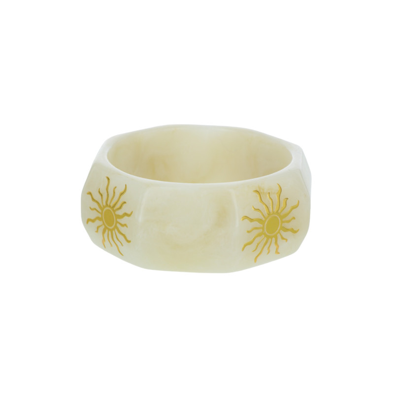 BRACELET RIGIDE EN RSINE DE COULEUR UNIE