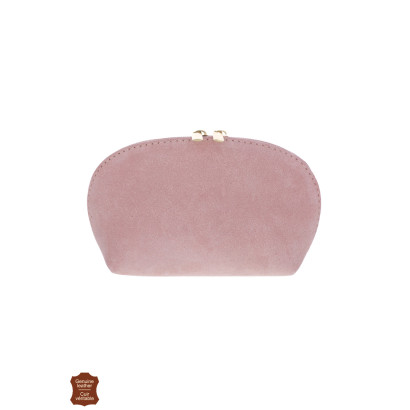 PORTE-MONNAIE EN CUIR DE COULEUR UNIE