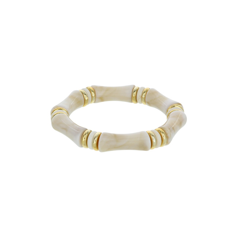 BRACELET ELASTIQUE AVEC RÉSINE EFFET MARBRÉ