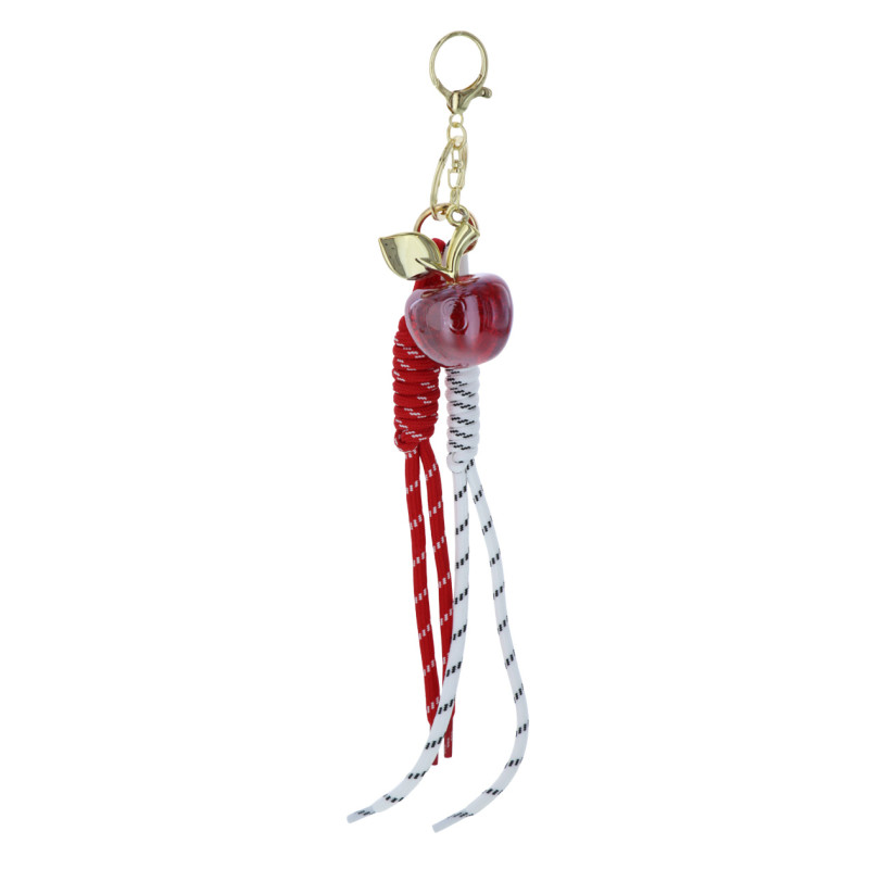 PORTE-CLEFS AVEC POMME ET POMPON