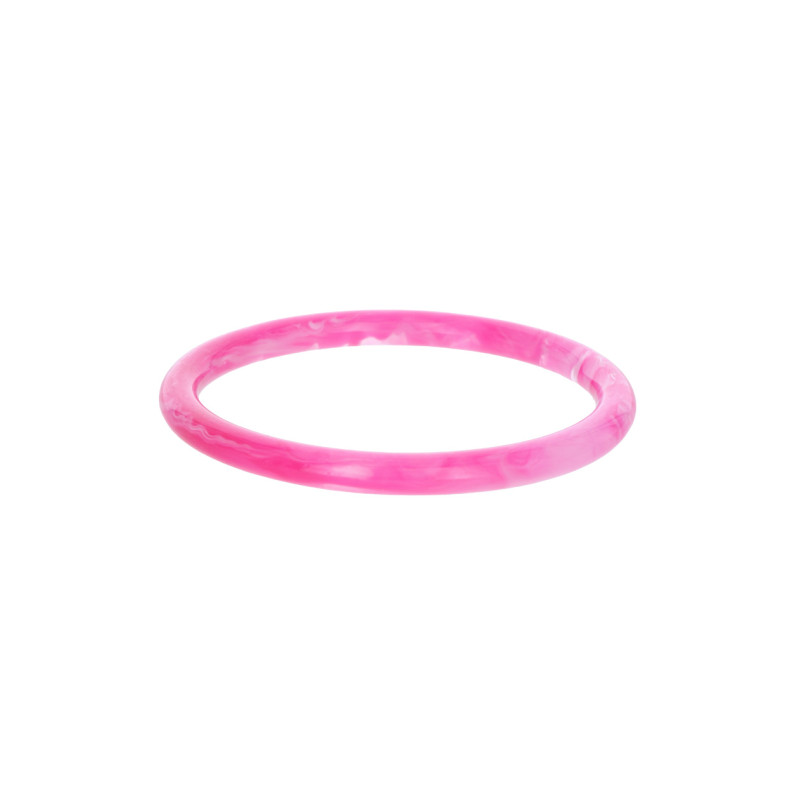 BRACELET RIGIDE EN RÉSINE DE COULEUR UNIE