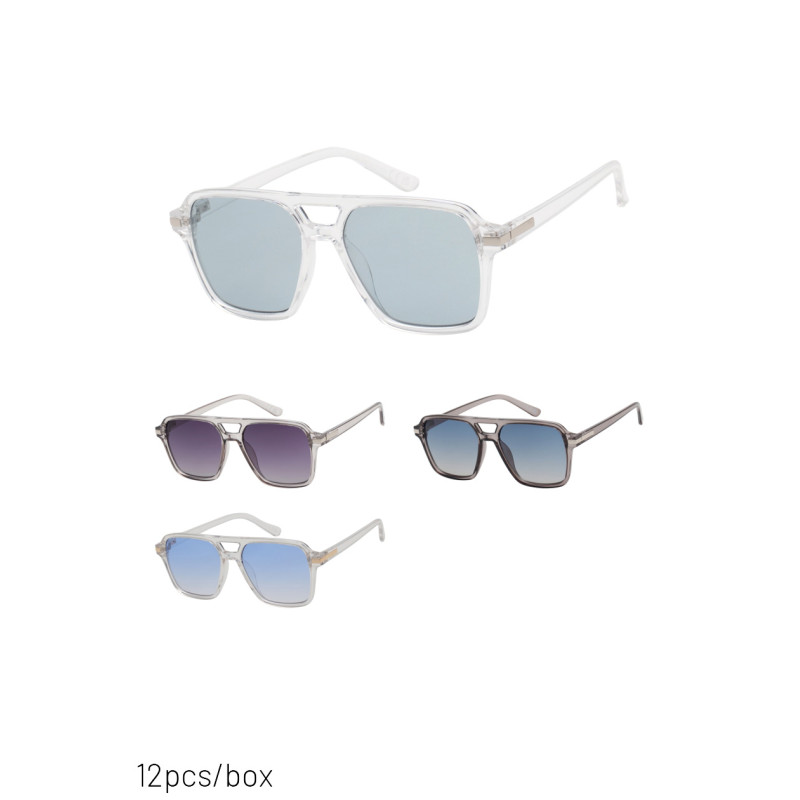 GAFAS DE SOL MONTURA TRANSPARENTE & DEGRAGADO COLO