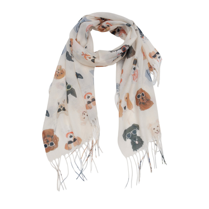 FOULARD AVEC IMPRIM CHIENS