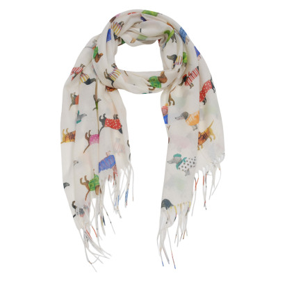 FOULARD AVEC IMPRIMÉ CHIENS