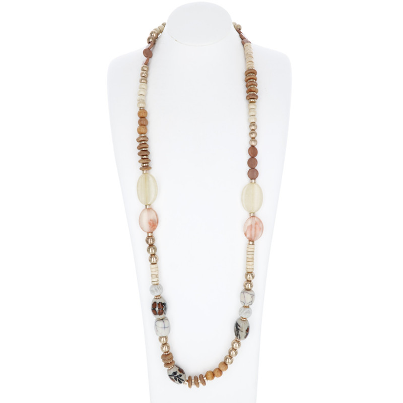 NECKLACE MULTI BEADS