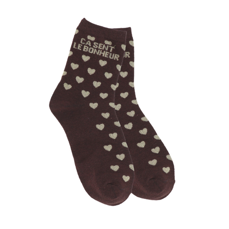 CHAUSSETTES AVEC COEURS, LUREX: ÇA SENT BON LE BON