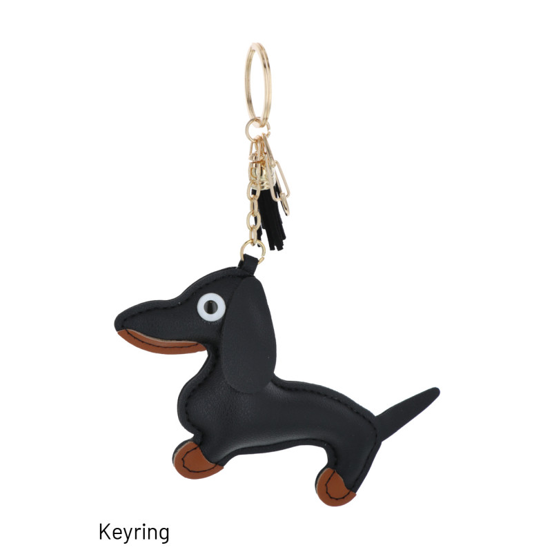 SLEUTELHANGER MET HOND EN KWASTJES