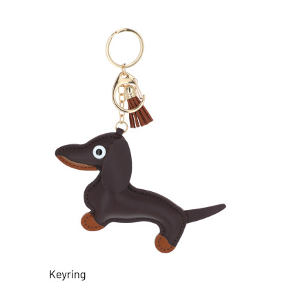 SLEUTELHANGER MET HOND EN KWASTJES