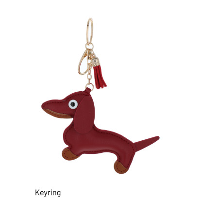 SLEUTELHANGER MET HOND EN KWASTJES
