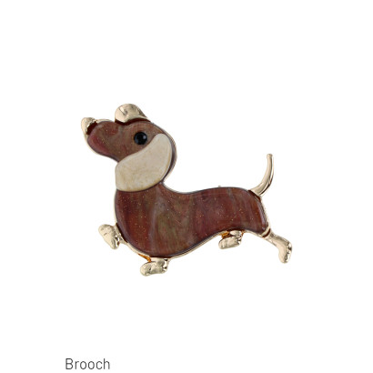 BROCHE MET HOND