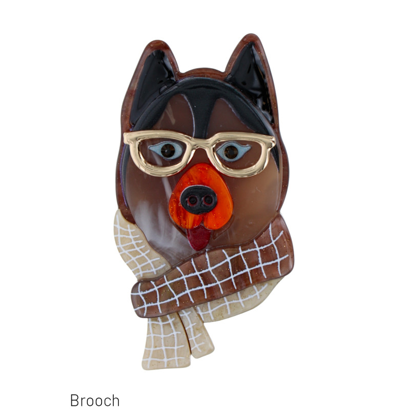 BROCHE MET HOND