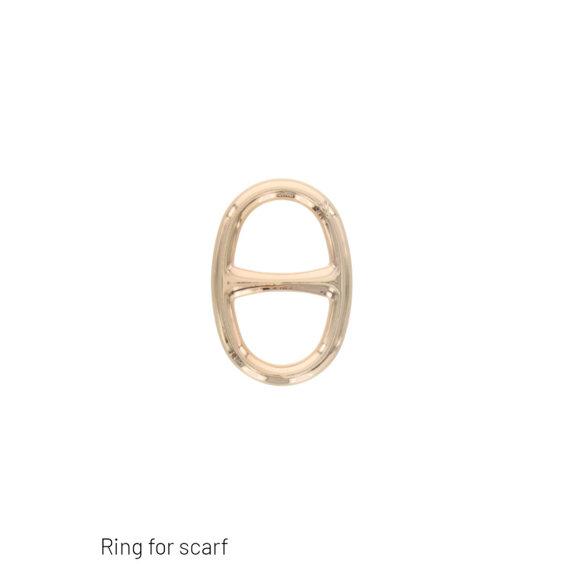 SCARF RING WITH OVAL SHAPE
