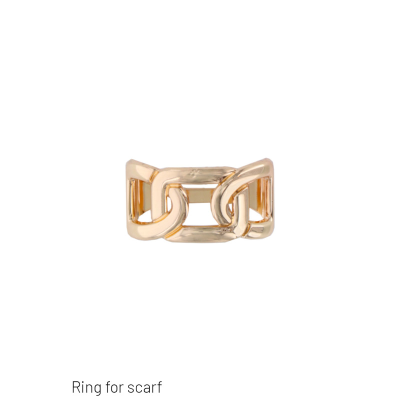 SCARF RING WITH LINKS